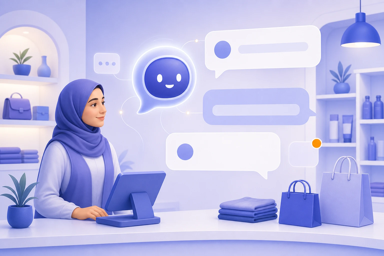 چت‌بات هوشمند برای فروشگاه